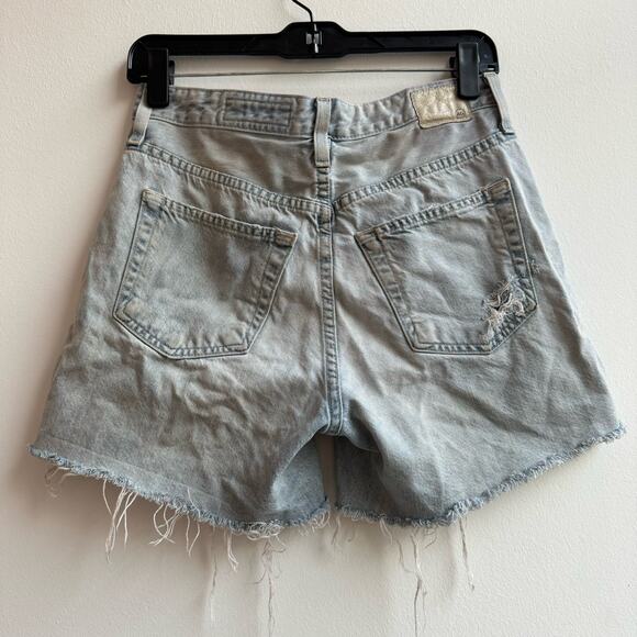 AG Jeans 49 Button Distressed Cut Off Shorts - 26 - Picture 1 of 9